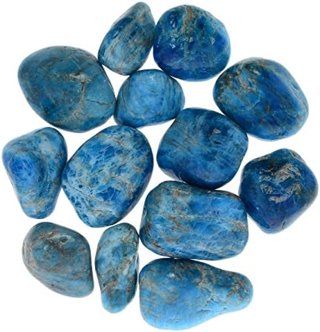 Hipnotikus Drágaköveket Anyagok: 1 lb Zuhant Kék Apatite Kövek Madagaszkár - Kis - 0.75 1,5 Avg. - Látványos
