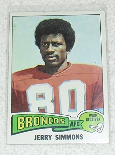 Jerry Simmons 1975 Topps NFL Labdarúgó-Kártya 432