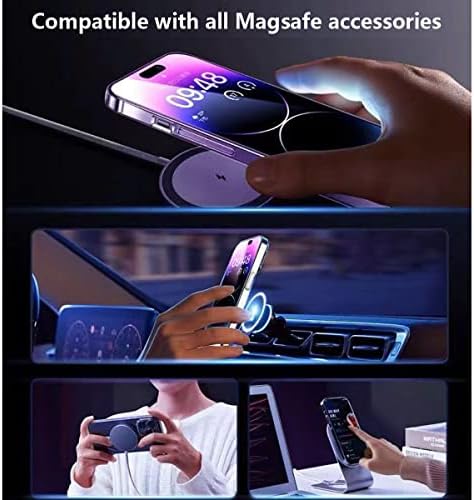 LZGHOYF Tiszta Ügy, hogy az iPhone 14 Beépített Kamera Lencséjét Védő Mágneses Esetben Kompatibilis a