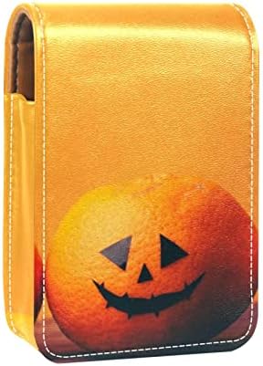 Mini Rúzst a Tükör a Táskáját, Halloween Sárga Narancs Hordozható Esetben Jogosult Szervezet