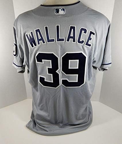 2017 San Diego Padres Brett Wallace 39 Játék Kiadott Szürke Jersey - Játék Használt MLB Mezek