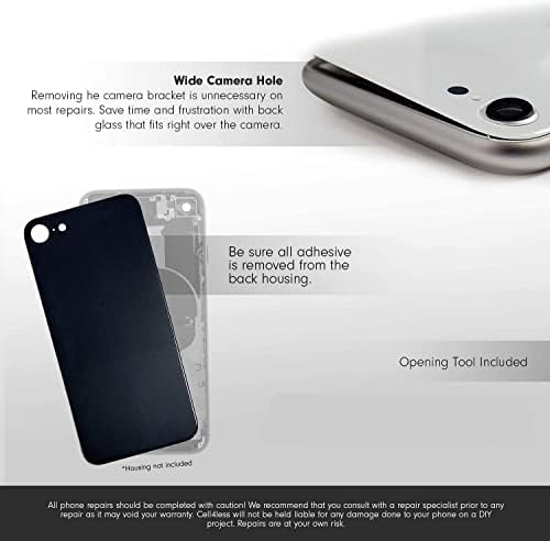 ABUSVEX Eredeti Hátsó Üveg Csere iPhone SE 2022/2020-iPhone 8 4.7 Hüvelykes Minden Fuvarozó Előre Telepített