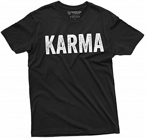A Karma Póló Férfi Női Unisex Póló Karma Ajándék, Születésnapi Tee Barátja, Férje Tee
