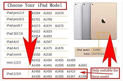 inShang tok iPad Legrégebbi Modell (2011-2012 Megjelent,10 Éve), iPad 2, iPad 3, iPad 4 Prémium PU Bőr