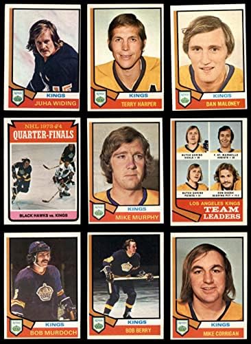 1974-75 Topps Los Angeles Kings Közelében Csapat készen áll a Los Angeles Kings - Hockey (Set) EX Királyok