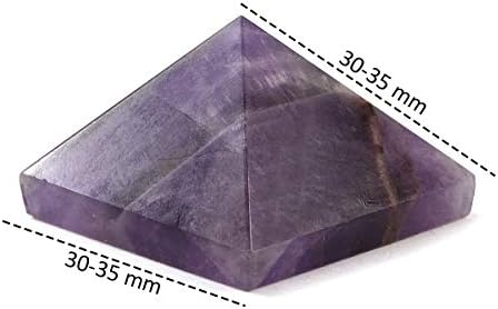 Aashita Alkotások Ametiszt Piramis a Reiki Gyógyító-Kristály Gyógyító Kő Mérete 30-35 mm cm-es Csomag