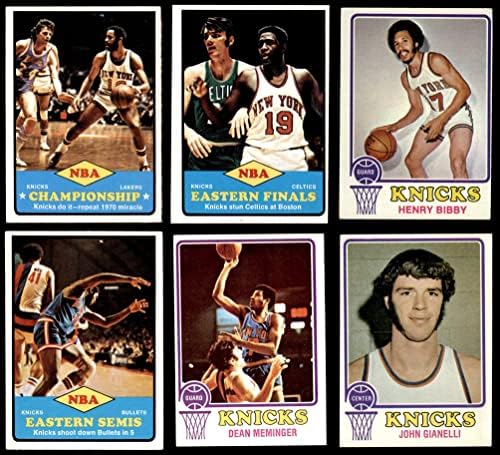 1973-74 Topps New York Knicks Szinte Teljes Csapat Set New York Knicks (Set) EX Knicks