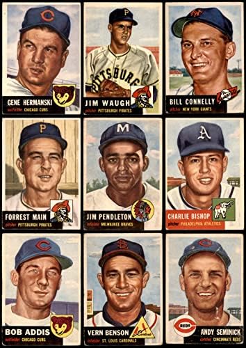 1953 Topps Baseball 25 Kártya Starter Set/Sok (Baseball Szett) GD+