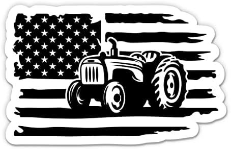 Az amerikai mezőgazdasági Termelő Traktor, Matricák - 2 Csomag 3 Matricák - Vízhatlan Pvc Autó, Telefon,