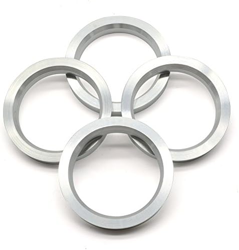 GoldenSunny 73.1 mm OD, hogy 57.1 mm ID Hub Központú Gyűrű, Ezüst Alumínium Hubcentric Gyűrűk 57.1 Jármű