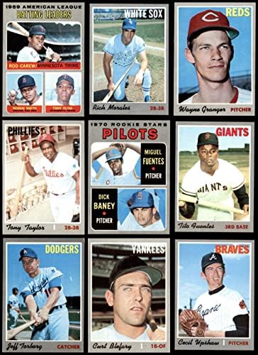 1970 Topps Baseball 50 Kártya Starter Set/Sok (Baseball Szett) EX/MT+