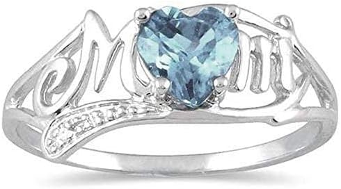 Trükk Pailin Szerelem Anya Szív Alakú Szimulációs Gyémánt Gyűrű 925 Nana Gyűrű Ékszer Mérete 5-10 (7)