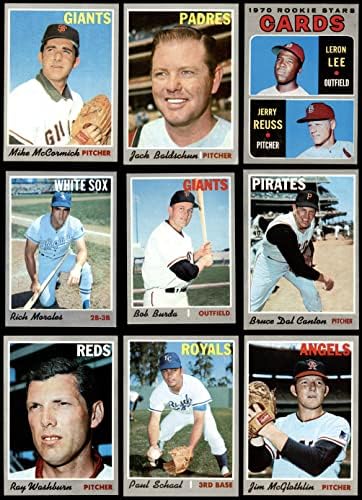 1970 Topps Baseball 50 Kártya Starter Set/Sok (Baseball Szett) NM
