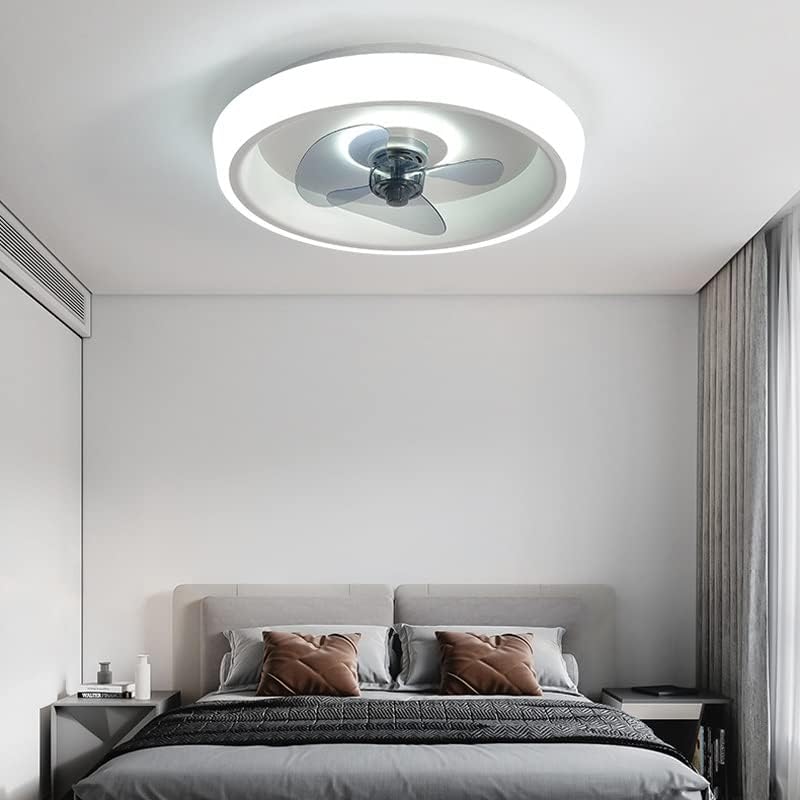 QUESHENG Hálószoba Három Sebességű Ventillátor Lámpa Nappali Tanulmány Három LED-Szín fényforrás Lámpa